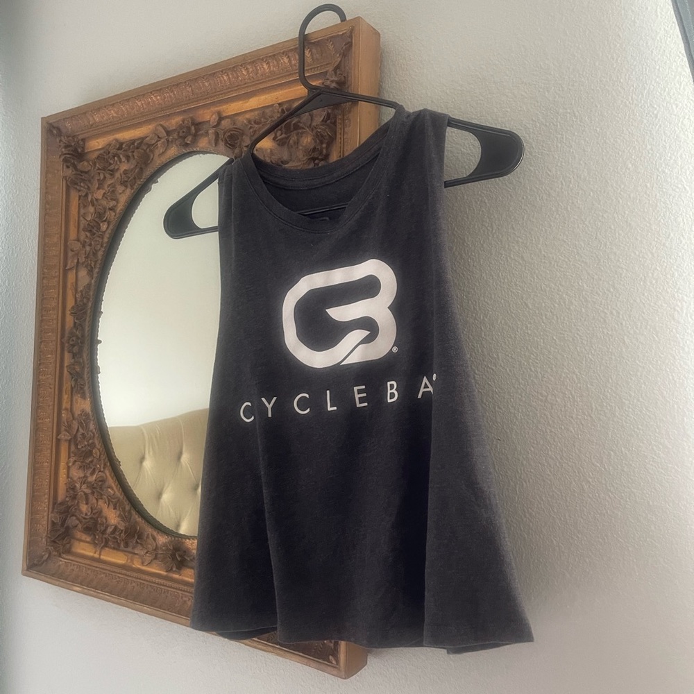 CycleBar Grey Racerback Tank Top